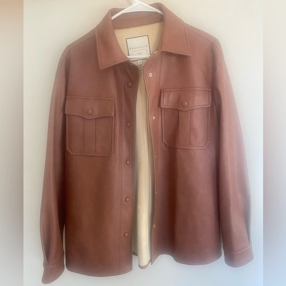 Bagatelle Women's Faux Leather Jacket - Size Small (NWOT)
